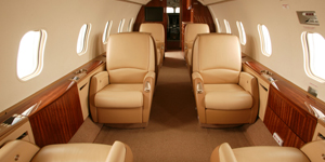 Challenger 300 view for Bahamas charter