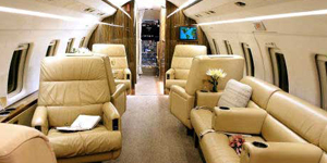 Challenger 601 view for Bahamas charter
