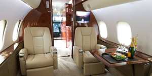 Global 5000 view for Bahamas charter