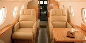 Gulfstream G100 / G150 / IAI Astra SPX cabin for Bahamas charter