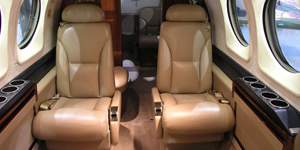 King Air 90 view for Bahamas charter