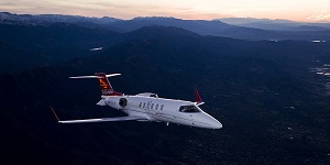 Learjet 40 cabin for Bahamas charter