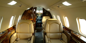 Learjet 60 view for Bahamas charter