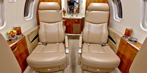 Learjet 40 view for Bahamas charter