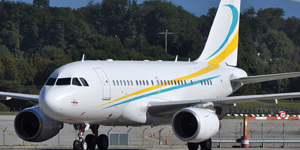 Airbus A318 Elite cabin for Bahamas charter