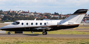 Beechjet 400A view for Bahamas charter