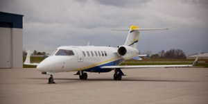 Learjet 40 view for Bahamas charter