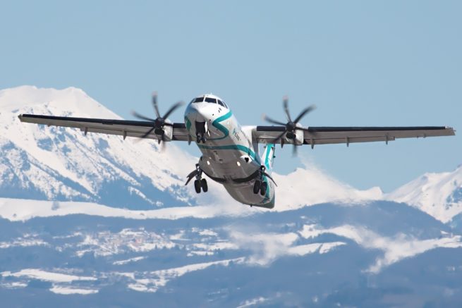 ATR 72F cargo aircraft private aircraft for Bahamas charter
