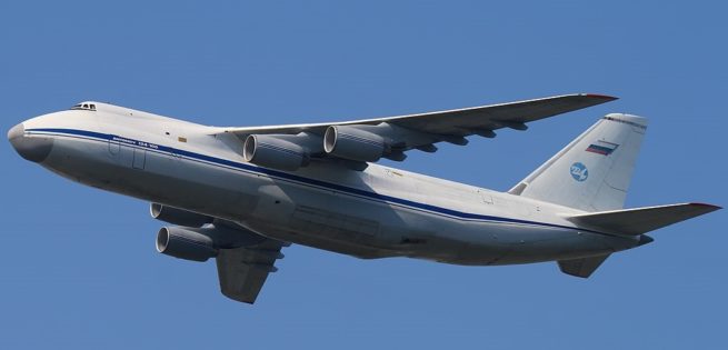Antonov An-124 Ruslan cargo aircraft private aircraft for Bahamas charter