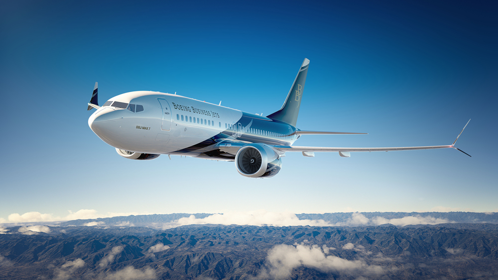 Boeing Business Jet (BBJ) vip airliner private aircraft for Bahamas charter