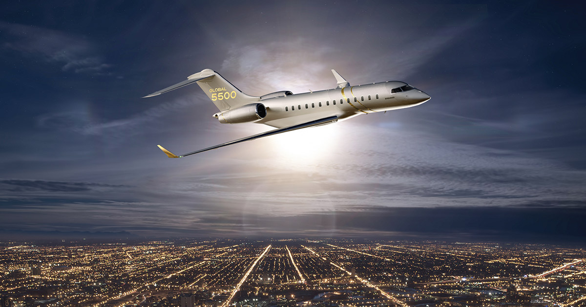 Global 5500 view for Bahamas charter