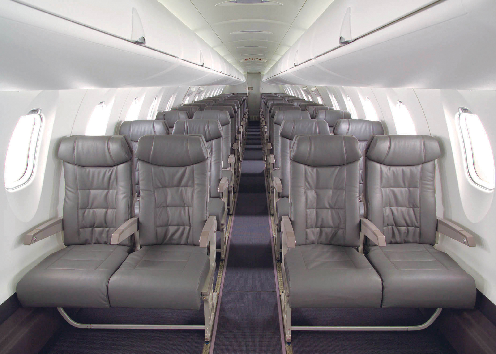 Bombardier CRJ-200 cabin for Bahamas charter