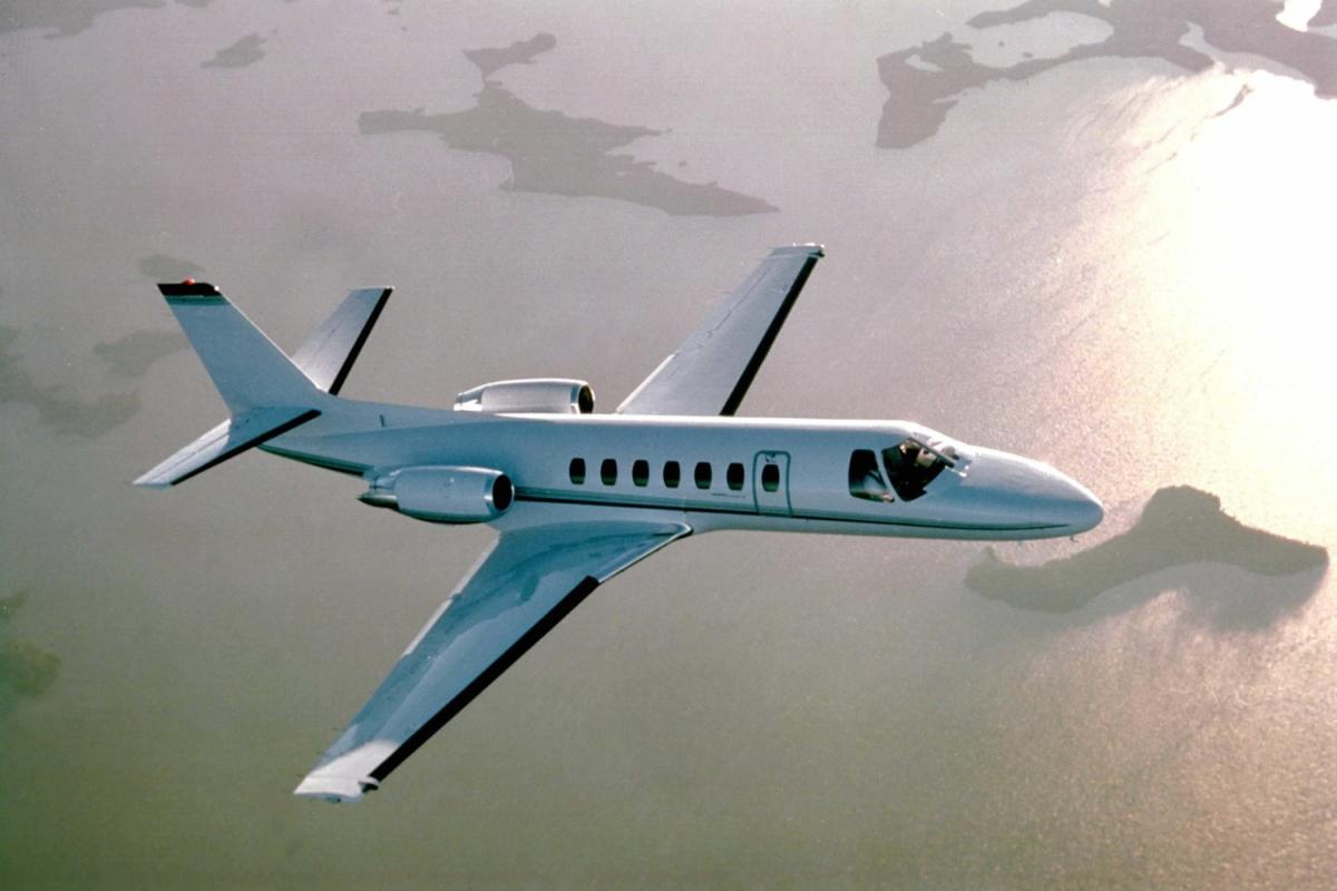 Cessna Citation Ultra cabin for Bahamas charter