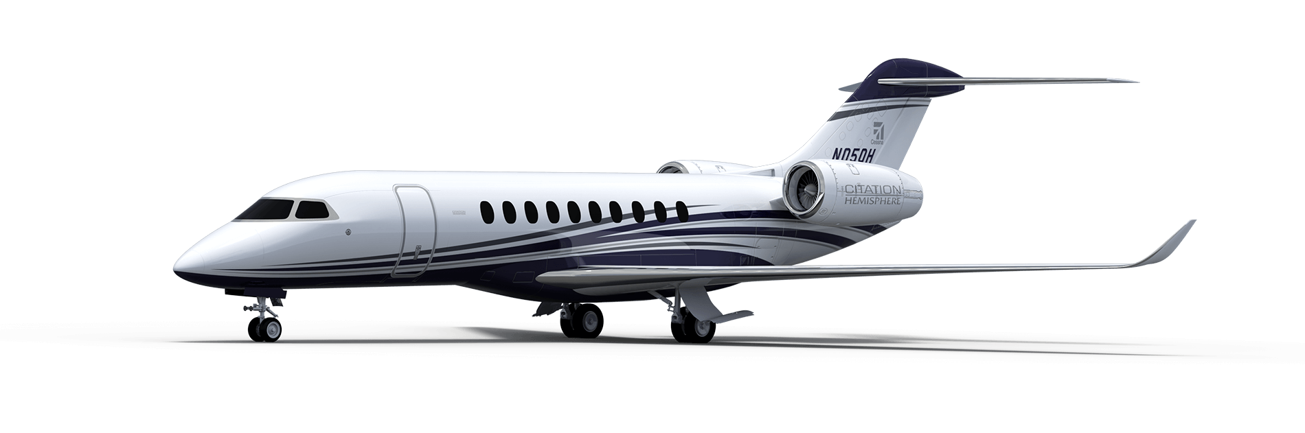 Cessna Citation Hemisphere view for Bahamas charter