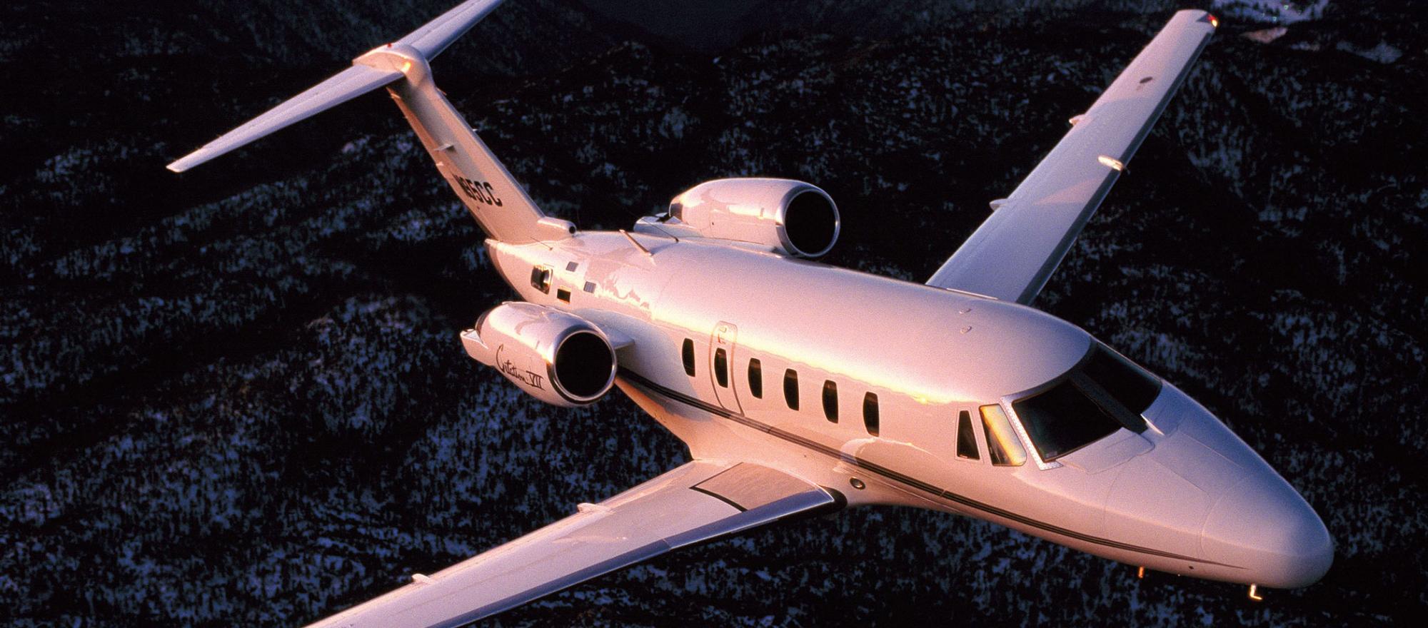 Cessna Citation VII midsize jet private aircraft for Bahamas charter