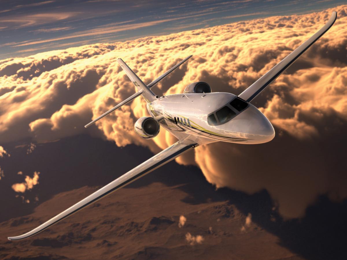 Cessna Citation Latitude cabin for Bahamas charter