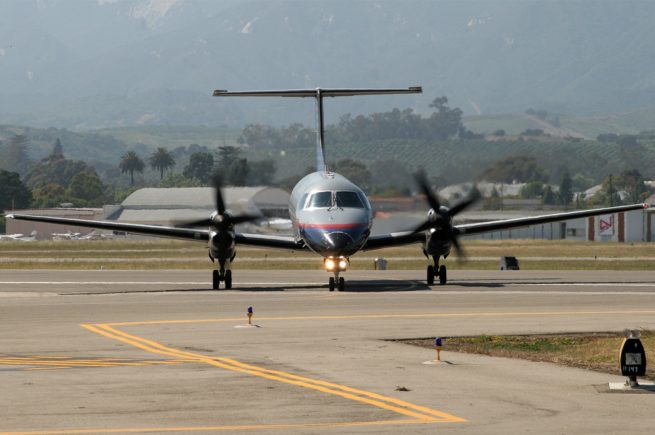 Embraer EMB-120 Brasilia view for Bahamas charter