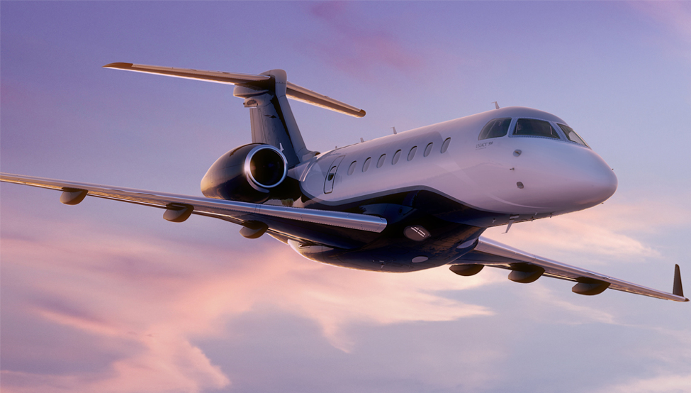Embraer Legacy 500 super midsize jet private aircraft for Bahamas charter