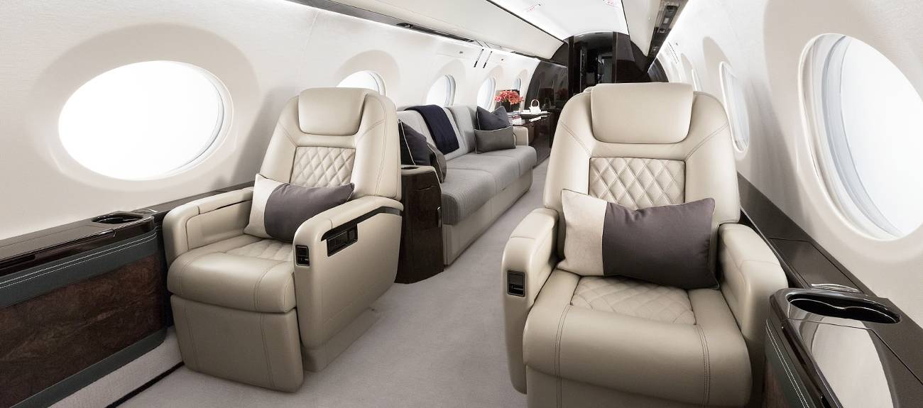 Gulfstream G500 view for Bahamas charter