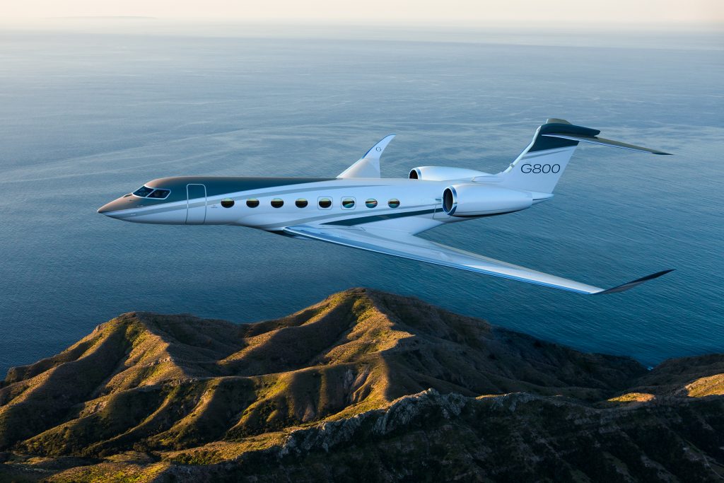 Gulfstream G800 long range jet private aircraft for Bahamas charter