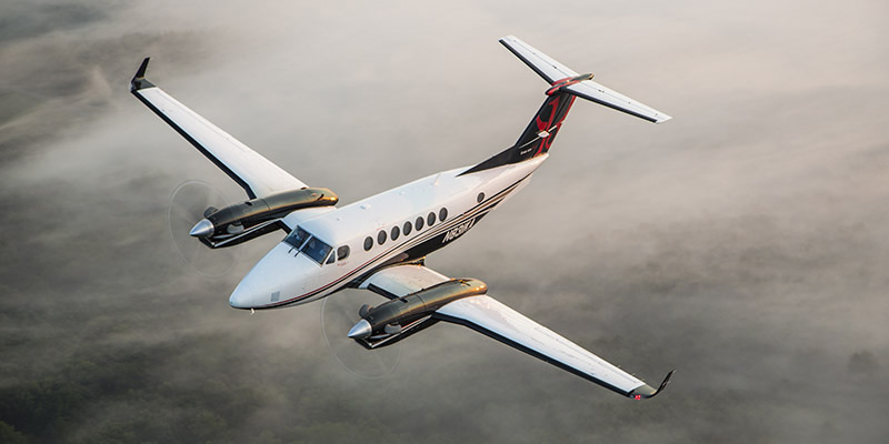 King Air 350 turboprop private aircraft for Bahamas charter
