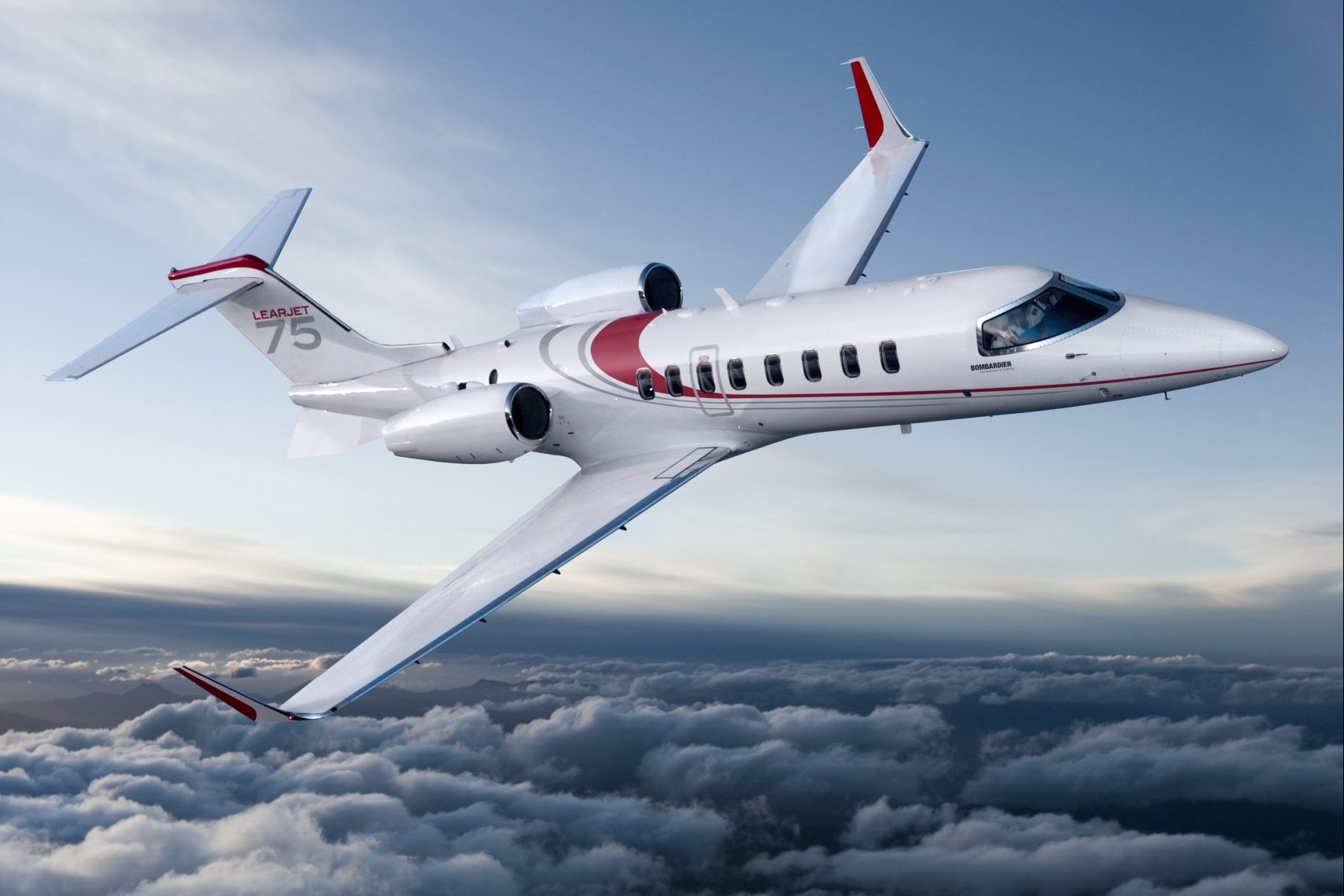 Learjet 75 super light jet private aircraft for Bahamas charter