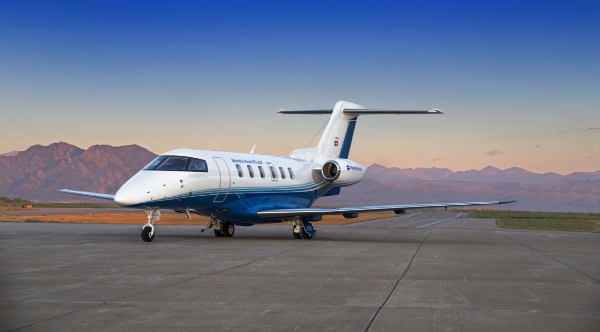 Pilatus PC-24 cabin for Bahamas charter