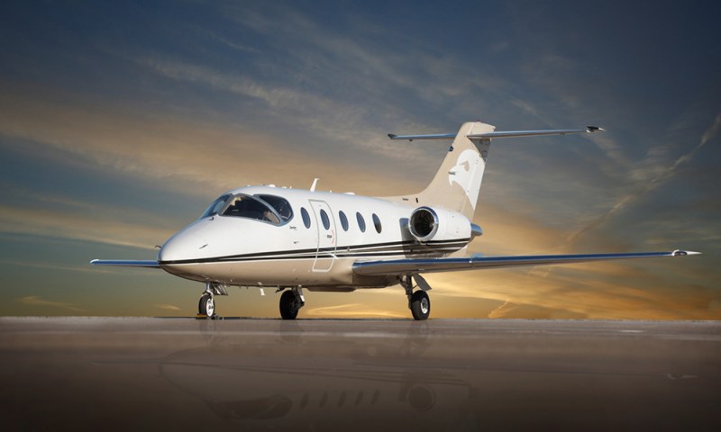 Hawker 400XP light jet private aircraft for Bahamas charter