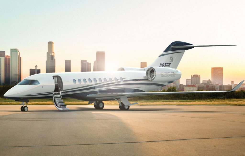 Cessna Citation Hemisphere heavy jet private aircraft for Bahamas charter