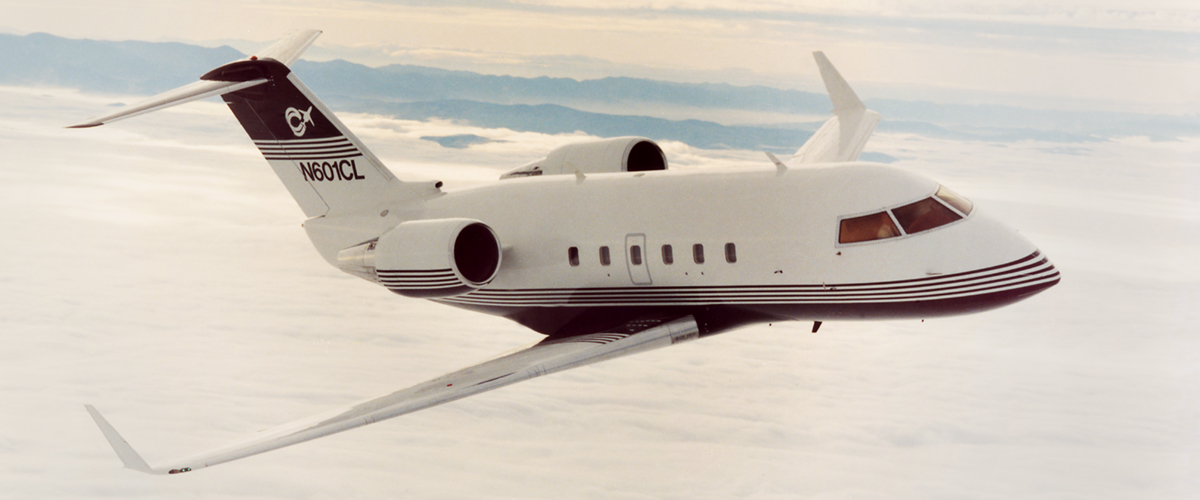 Challenger 601 heavy jet private aircraft for Bahamas charter