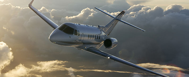Hawker 900XP midsize jet private aircraft for Bahamas charter