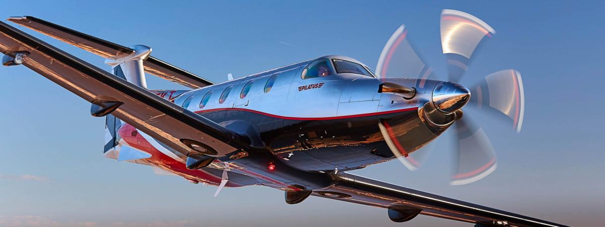 Pilatus PC-12 cabin for Bahamas charter